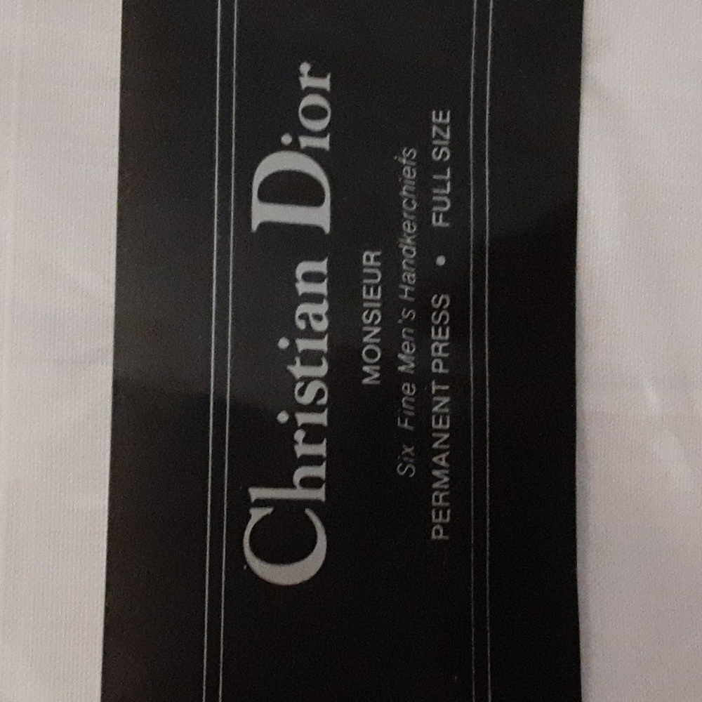 Brand new! Christian Dior, set of 6, Handkerchiefs - Picture 2 of 3
